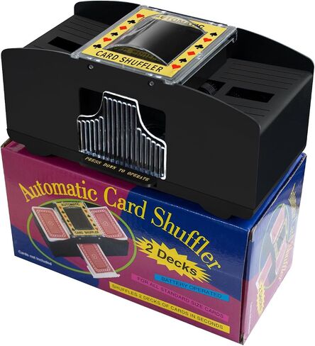 Card shuffler 2 Deck, Battery Operated Automatic Card shuffler, Card Shuffler for Home Card Game,UNO, Travel,Skip-Bo, Phase 10,Texas Hold'em in Saudi Arabia
