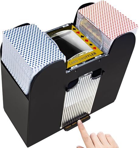 Card shuffler 2 Deck, Battery Operated Automatic Card shuffler, Card Shuffler for Home Card Game,UNO, Travel,Skip-Bo, Phase 10,Texas Hold'em in Saudi Arabia