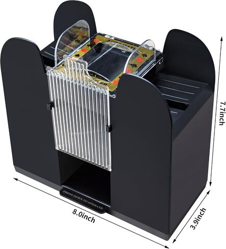 Card shuffler 2 Deck, Battery Operated Automatic Card shuffler, Card Shuffler for Home Card Game,UNO, Travel,Skip-Bo, Phase 10,Texas Hold'em in Saudi Arabia