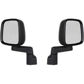 For Jeep Wrangler 2003 2004 2005 2006 Door Mirror Driver Side | Manual | Non-Heated | Textured | Replacement For 55395061AD | CH1320259 in Saudi Arabia