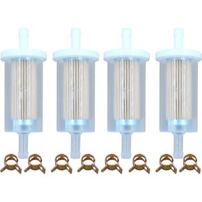 695666 FUEL FILTER 1/4 "لـ Briggs & Stratton 845125 691035 493629 Johndeer D100 D105 D110 D120 D125 D130 D140 D150 D155 D160 D170 L105 L120 L120 L120 in Kuwait