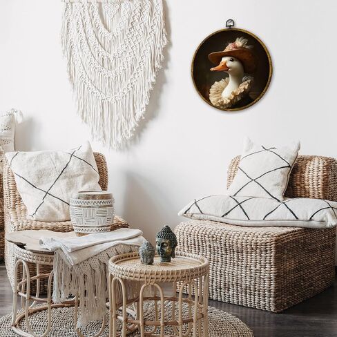 شيفيودي الكلب المحايدة القماش ديكور جدار الفن ، ديكور جدار Rustic Golden Retriever ، رسم أسود وأبيض الكلب الرسم الجولة معلق المطبوعات الزخارف لحمام المزرعة 10 "x10" in Kuwait