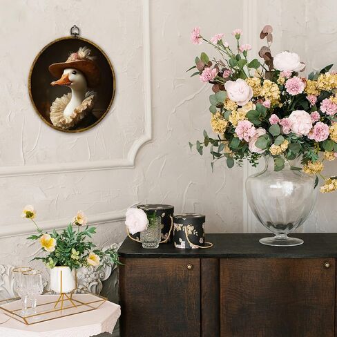 شيفيودي الكلب المحايدة القماش ديكور جدار الفن ، ديكور جدار Rustic Golden Retriever ، رسم أسود وأبيض الكلب الرسم الجولة معلق المطبوعات الزخارف لحمام المزرعة 10 "x10" in Kuwait