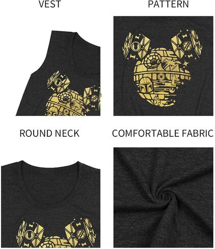 دبابة سحرية أعلى نساء المملكة السحرية tshirts الصيف العطلات العطلات الرسم القصيرة الأكمام سترة in Kuwait