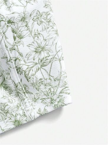 Shenhe Women's Ditsy Ditsy Ploral Printlesslesslessless Bandeau Tube Tube Top محصول in Saudi Arabia
