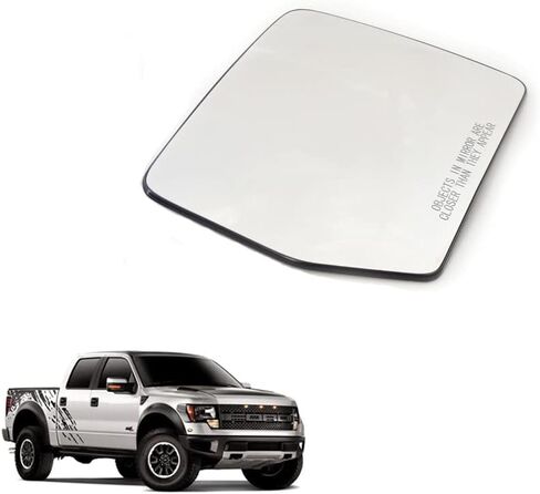 من جانب الراكب الأيمن من الزجاج المرآة المدفأة المتوافق مع إكسسوارات فورد F150 2004-2008 ، مرايا عرض سائق الشاحنة الجانبية المتوافقة مع فورد F150 2009-2014،4L3Z-17K707-DA in Saudi Arabia