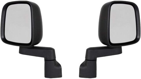 لجيب Wrangler 2003 2004 2005 2006 Door Mirror Driver Side | دليل | غير حار | محكم | استبدال 55395061AD | CH1320259 in Saudi Arabia