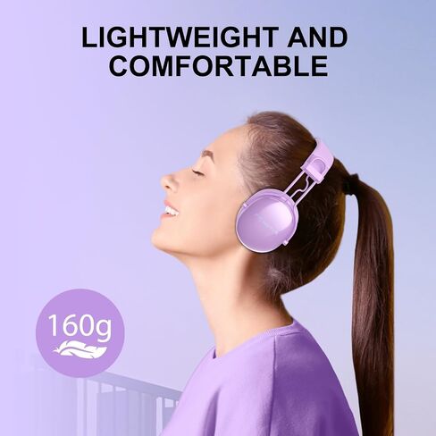 Wireless Bluetooth On-Ear Headphones:with Active Noise Cancellation - Hi Res Sound Up to 55H Battery Life, Lightweight, Comfortable, Foldable Design in Saudi Arabia