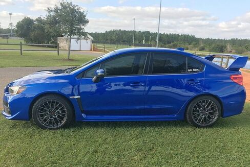 iJDMTOY 7x1.5-Inch Subie Nation Vinyl Decal Stickers, Compatible with Subaru WRX STI BRZ Impreza Legacy for Windshield, Bumper, License Plate Frame, Trunk, etc in Saudi Arabia