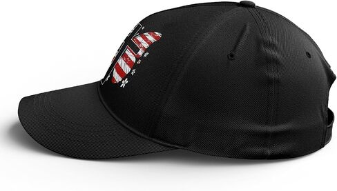 العلم الأمريكي مسيحيا سائق الشاحنة قبعة للرجال نساء ، قابلة للتعديل Snapback Cap Cap USA HAT HAT DEDITIONS in Kuwait