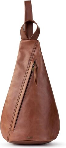 The Sak Geo Sling Backpack - Leather Women's Fashion Backpack for Everyday & Travel - Sling Crossbody With Zipper & Pockets in Saudi Arabia