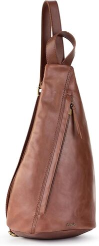 The Sak Geo Sling Backpack - Leather Women's Fashion Backpack for Everyday & Travel - Sling Crossbody With Zipper & Pockets in Saudi Arabia