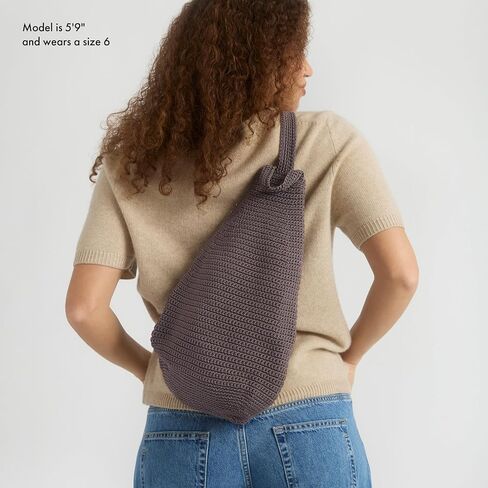 The Sak Geo Sling Backpack - Leather Women's Fashion Backpack for Everyday & Travel - Sling Crossbody With Zipper & Pockets in Saudi Arabia