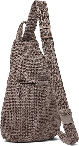 The Sak Geo Sling Backpack - Leather Women's Fashion Backpack for Everyday & Travel - Sling Crossbody With Zipper & Pockets in Saudi Arabia