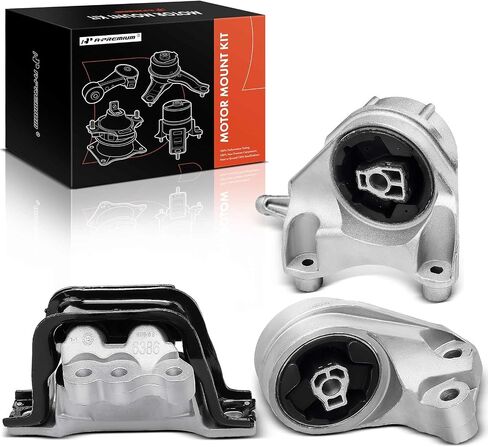 مجموعة نقل محرك المحرك A-Premium 3PCS متوافقة مع شيفروليه Exhinox 2010-2017 ، Captiva Sport 2012-2015 و GMC Terrain ، L4 2.4L ، ناقل حركة أوتوماتيكي ، استبدل# 22774206 20840181 in Saudi Arabia