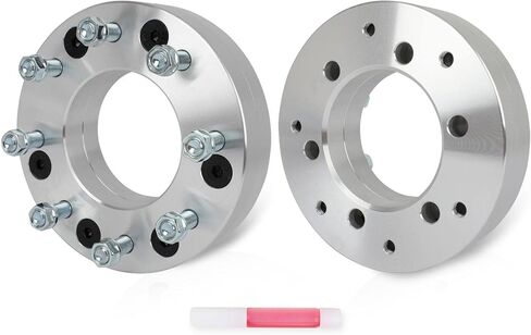 ECCPP 2PCS 6x5.5 to 8x6.5 Wheel Adapters Conversion 2"inch 6 Lug for Chevrolet Silverado 1500 1999-2023 || for Chevrolet Suburban 2015-2021(8x6.5 Wheels) in Saudi Arabia