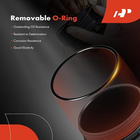 A-Premium Filter Filter Capter Capebly Capebly متوافق مع Land Rover Range Rover 2016-2020 ، Range Rover Sport 2016-2019 ، Discovery 2017-2020 ، 3.0L ، غطاء سكني مرشح الزيت ، استبدل# LR013147 in Saudi Arabia