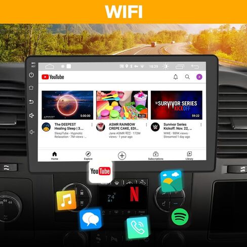 Car Radio for Chevy Silverado 2007-2013 GMC Sierra Yukon Android 13 Replacement Upgrade Stereo with CarPlay Android Auto in Saudi Arabia