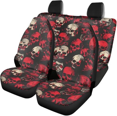 American Flag Sunflower Printed Universal Car Seat Cover for Front and Rear, Automotive Front and Back Seat Protector for Women Men, Breathable Seat Cushion Cover for Truck Cars Truck Sedan SUV in Saudi Arabia