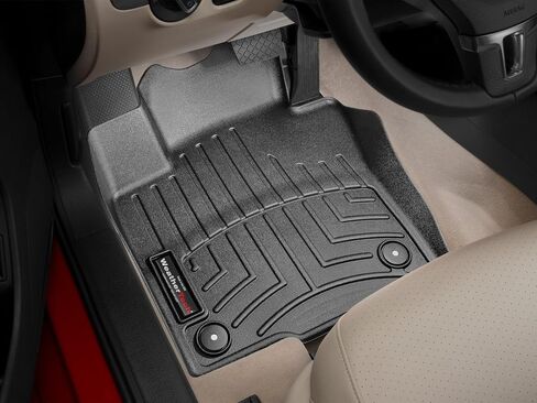 WeatherTech Custom Fit FloorLiners for VW Jetta GLI, Jetta, Beetle - 1st Row (443381), Black in Saudi Arabia