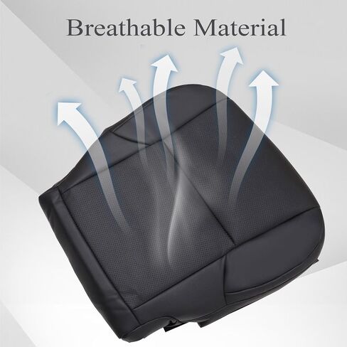Driver Bottom Perforated Black LA00 or LB00 Fit for Lexus GX460 2010 2011 2012 2013 2014 2015 2016 2017 Microfiber Leather Seat Cover in Saudi Arabia