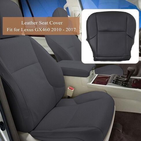 Driver Bottom Perforated Black LA00 or LB00 Fit for Lexus GX460 2010 2011 2012 2013 2014 2015 2016 2017 Microfiber Leather Seat Cover in Saudi Arabia