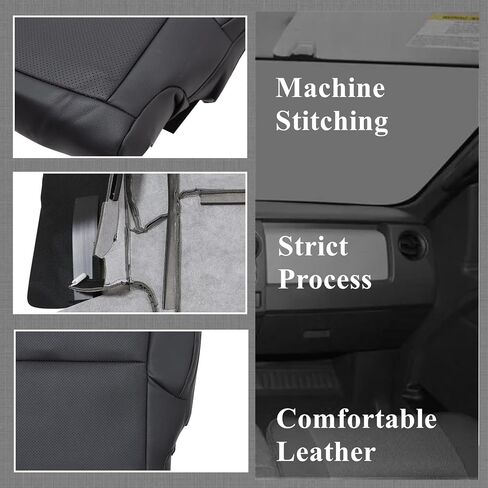 Driver Bottom Perforated Black LA00 or LB00 Fit for Lexus GX460 2010 2011 2012 2013 2014 2015 2016 2017 Microfiber Leather Seat Cover in Saudi Arabia