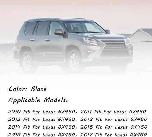 Driver Bottom Perforated Black LA00 or LB00 Fit for Lexus GX460 2010 2011 2012 2013 2014 2015 2016 2017 Microfiber Leather Seat Cover in Saudi Arabia