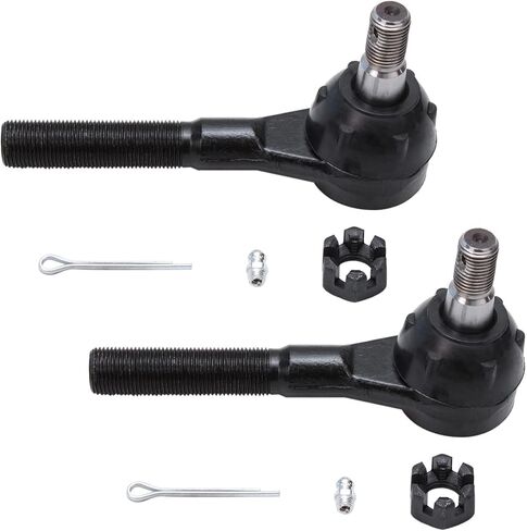 Detroit Axle - Front 10pc Sundension Kit for Dodge B150 B1500 B200 B250 B2500 B300 B350 B3500 RAM 1500 2500 3500 VAN ، 4 TIN ROD نهايات 4 مفاصل الكرة العلوية والسفلية 2 توجيه الأسلحة الأسلحة. in Saudi Arabia