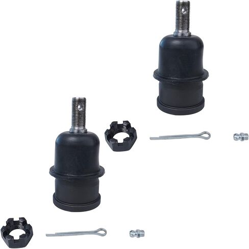 Detroit Axle - Front 10pc Sundension Kit for Dodge B150 B1500 B200 B250 B2500 B300 B350 B3500 RAM 1500 2500 3500 VAN ، 4 TIN ROD نهايات 4 مفاصل الكرة العلوية والسفلية 2 توجيه الأسلحة الأسلحة. in Saudi Arabia