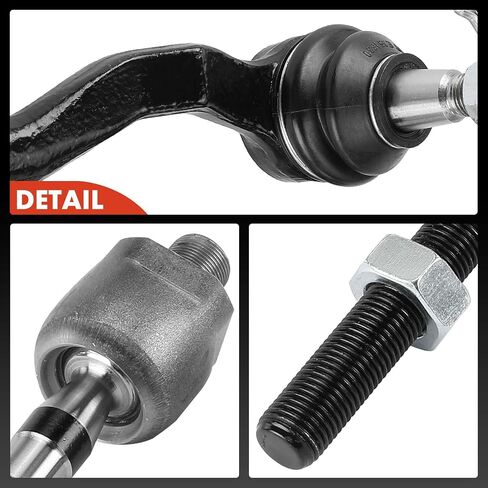 A-Premium Set of 4, Front Inner & Outer Tie Rod End Kit, Compatible with Infiniti G35 2003-2007 & Nissan 350Z 2003-2009 in Saudi Arabia