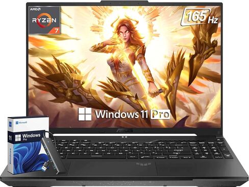 ASUS TUF A16 Gaming Mame Captop ، Microsoft Office Lifetime Life & Windows 11 Pro ، Amd Ryzen 7 7735 HS ، 64 GB DDR5 RAM ، 2 TB SSD ، Radeon RX7700S ، 16 " in Kuwait
