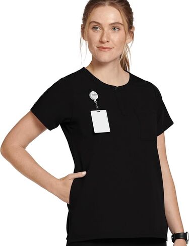 Jockey Women's Scrubs Women's Henley Scrub Top in Saudi Arabia
