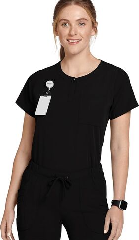 Jockey Women's Scrubs Women's Henley Scrub Top in Saudi Arabia