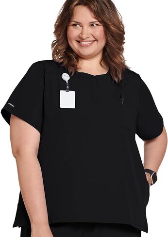 Jockey Women's Scrubs Women's Henley Scrub Top in Saudi Arabia