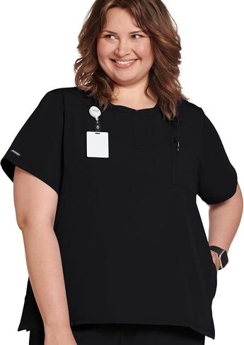 Jockey Women's Scrubs Women's Henley Scrub Top in Saudi Arabia