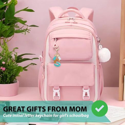 Initial Letter Keychain Cute Resin with 2 PU Tassel, Letter Keychain for Backpack Charms, Initial Keychains for Women in Kuwait