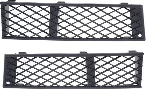 Garage-Pro Bumper Grille SET Compatible with BMW 750i 2009-2012, 750i xDrive 2010-2012, 750Li, 750Li xDrive For Models Without M Package Textured Black Plastic Front, Driver and Passenger Side, Outer in Saudi Arabia