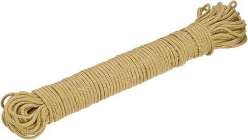 MECCANIXITY Polypropylene Rope Braid Cord 30M/98.4ft 1/8" Black for Indoor Outdoor Camping Clothes Line in Saudi Arabia