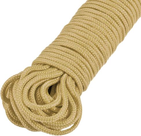MECCANIXITY Polypropylene Rope Braid Cord 30M/98.4ft 1/8" Black for Indoor Outdoor Camping Clothes Line in Saudi Arabia