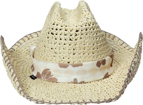 Roxy Women's Crushin It Straw Cowboy Hat in Saudi Arabia
