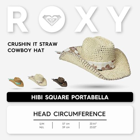 Roxy Women's Crushin It Straw Cowboy Hat in Saudi Arabia