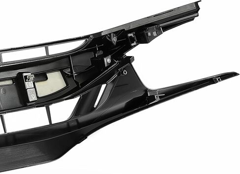 KUAFU Front Bumper Upper Grille Grill Compatible with 2019-2021 Honda Civic Painted Glossy Black in Saudi Arabia