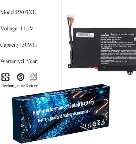 M01118-421 PP03XL PV03XL LAPTOP BATTION FOR HP PAVILION X360 13-BB 13-BB0000 14-DV 14-DV0000 14-DK 14-DK0000 14M-DW 15-EH Series PP03XL PPO3XL PVO3XL L83388-421 M0144. in Saudi Arabia