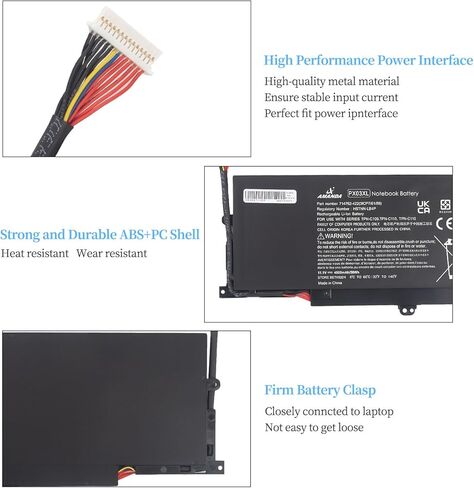 M01118-421 PP03XL PV03XL LAPTOP BATTION FOR HP PAVILION X360 13-BB 13-BB0000 14-DV 14-DV0000 14-DK 14-DK0000 14M-DW 15-EH Series PP03XL PPO3XL PVO3XL L83388-421 M0144. in Saudi Arabia