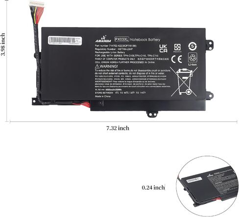 M01118-421 PP03XL PV03XL LAPTOP BATTION FOR HP PAVILION X360 13-BB 13-BB0000 14-DV 14-DV0000 14-DK 14-DK0000 14M-DW 15-EH Series PP03XL PPO3XL PVO3XL L83388-421 M0144. in Saudi Arabia