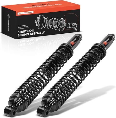 A-Premium Rear Load Adjusting Shock Absorber Compatible with Ford Ranger 1983-2011, Bronco II 1984-1990 & Mazda B2300 1994-1997 2001-2009, B2500 1998-2001, B3000 1994-2007, B4000 1994-2004, 2-PC Set in Saudi Arabia