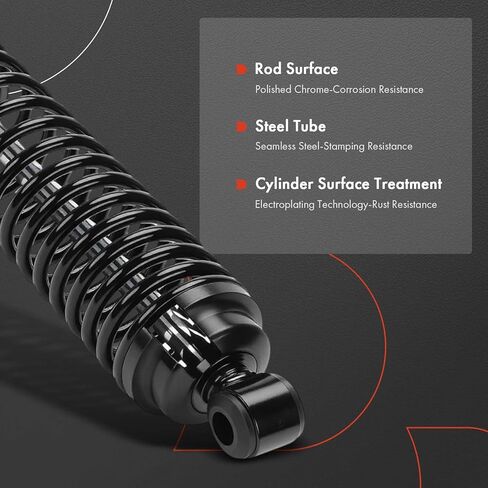 A-Premium Rear Load Adjusting Shock Absorber Compatible with Ford Ranger 1983-2011, Bronco II 1984-1990 & Mazda B2300 1994-1997 2001-2009, B2500 1998-2001, B3000 1994-2007, B4000 1994-2004, 2-PC Set in Saudi Arabia