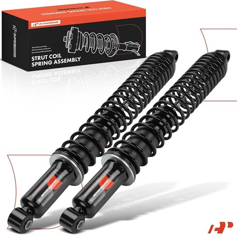 A-Premium Rear Load Adjusting Shock Absorber Compatible with Ford Ranger 1983-2011, Bronco II 1984-1990 & Mazda B2300 1994-1997 2001-2009, B2500 1998-2001, B3000 1994-2007, B4000 1994-2004, 2-PC Set in Saudi Arabia