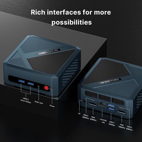 N150 Mini PC E3, Twin Lake N150(Beat N100/N95, up to 3.6GHz), 16GB DDR4 RAM 512 SSD Mini Computers,11 Pro Desktop 4K Dual Display/HDMI/WiFi/BT/LAN for Home/Office in Kuwait